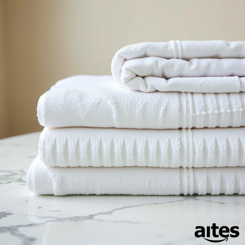 Pristine folded linens